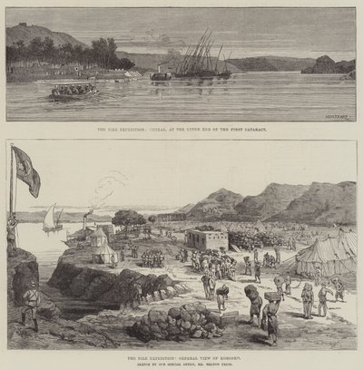 De Nijl-expeditie door Charles Auguste Loye
